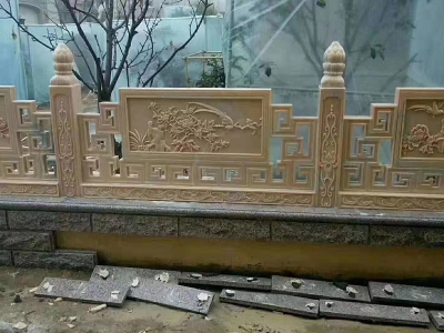 紅砂巖石護(hù)欄
